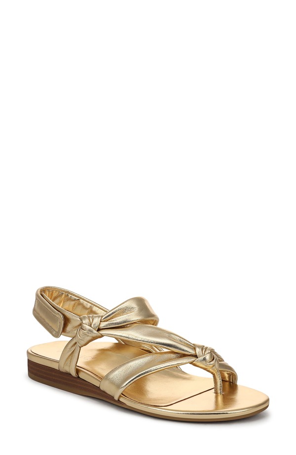 バイオニック レディース シューズ ヒール サンダル Vionic Geneva Strappy Sandal Gold ゴールド｜ReVida 店