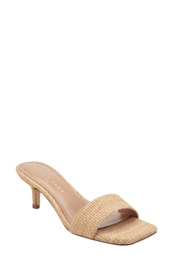 マーク・フィッシャー レディース シューズ ヒール サンダル Marc Fisher LTD Sidnee 3 Woven Sandalight Natural｜ReVida 店