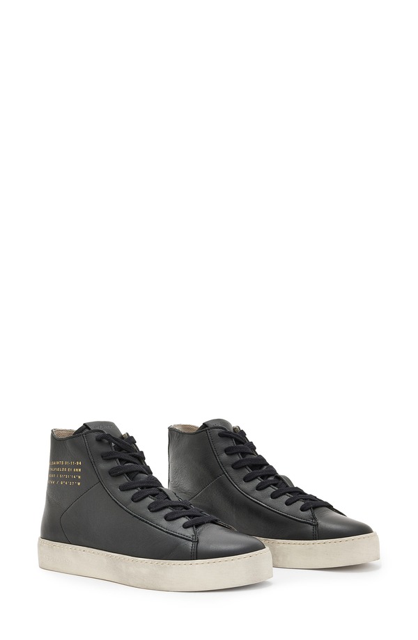 オールセインツ レディース シューズ スニーカー AllSaints Tana High Top Sneaker Black ブラック|ReVida 店