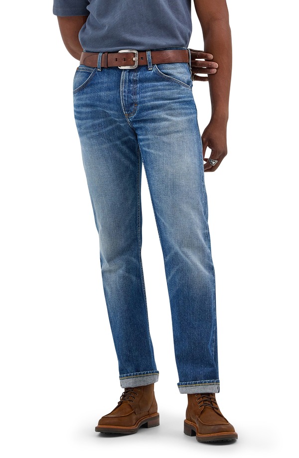 リー メンズ ボトムス デニムパンツ ストレート ジーンズ Lee 101 Z Regular Straight Leg Jeans Roberto