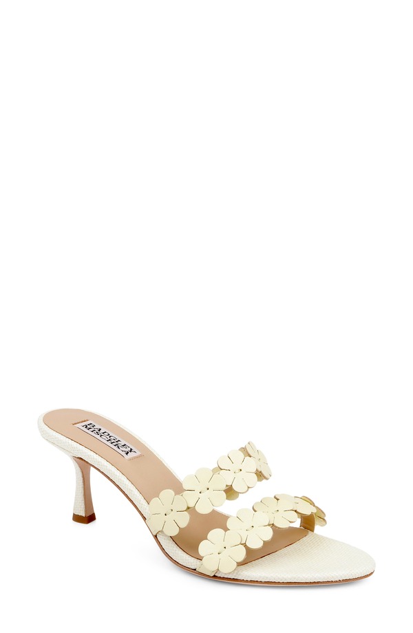 バッドグレイミッシカ レディース シューズ 踵 サンダル Badgley Mischka Collection Watertown Pointed Toe Slide Sandalime Leather 菩提樹