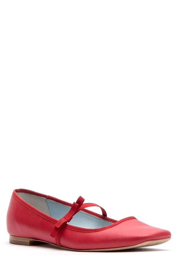 フランセスバレンタイン レディース シューズ パンプス Frances Valentine Square-toe Mary Jane Red レッド