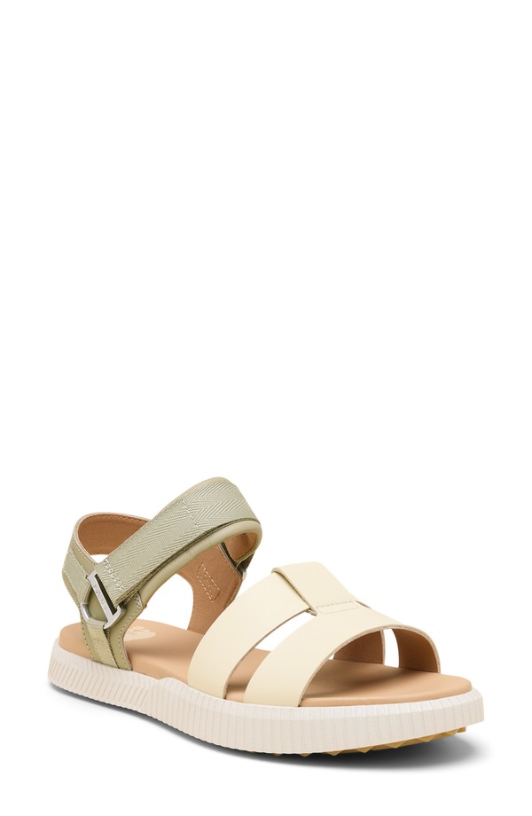 ソレル レディース シューズ サンダル アンクル SOREL ONAVE Ankle Strap Sandal Dusty Twill/ Honey White ホワイト