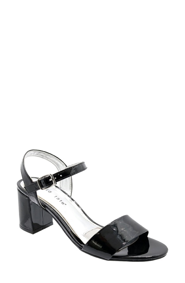 ダイビッドテイト レディース シューズ ヒール サンダル アンクル David Tate Ageless Ankle Strap Sandal Black Patent ブラック