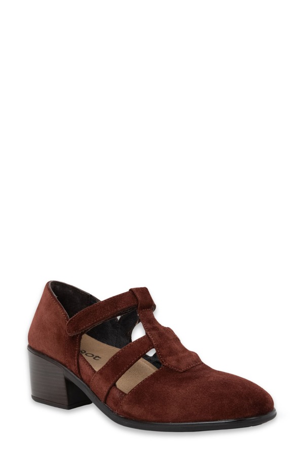 ナオト レディース シューズ ブーツ・レインブーツ Naot Authentic T-Strapump Cabernet Suede