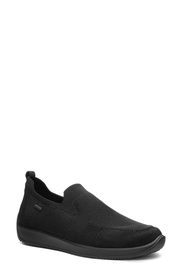 アラ レディース シューズ スリッポン・ローファー スニーカー ara Lilith 2 Waterproof Gore-Tex Slip-On Sneaker Black 黒いこと