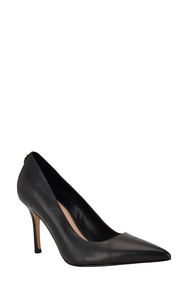 ゲス レディース シューズ 踵 GUESS Prindy Croc Embossed Pump Black 黒いこと