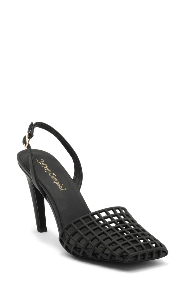 ジェフリー キャンベル レディース シューズ ヒール Jeffrey Campbell Aviary Slingback Jelly Pump Black Matte ブラック|ReVida 店