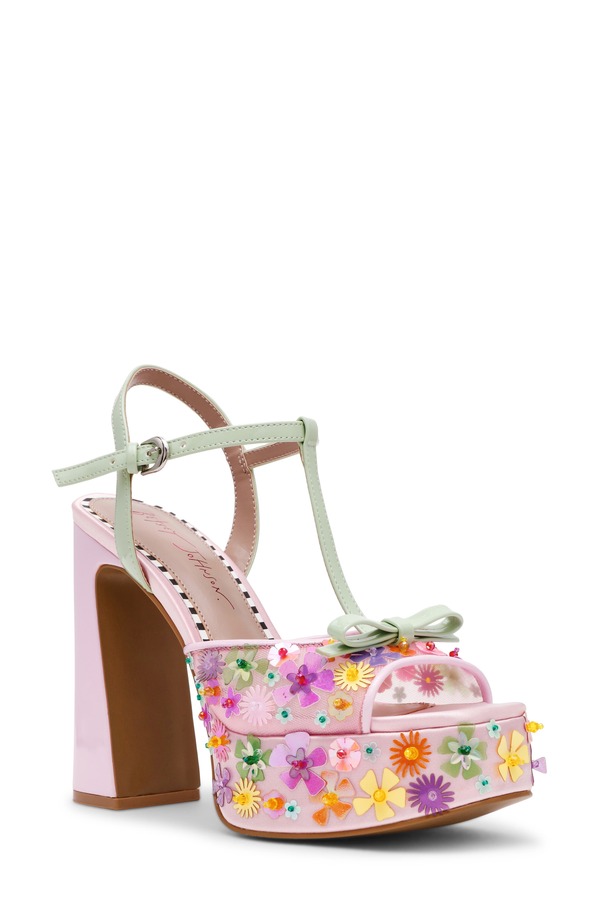 ベッツィジョンソン レディース シューズ ヒール プラットフォーム サンダル Betsey Johnson Melodie Platform Sandal Pink Multi ピンク 27,820円