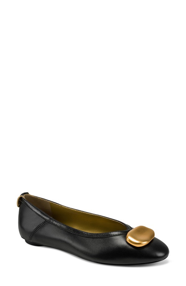 ダナ キャラン ニューヨーク州 レディース シューズ パンプス Donna Karanew York Aricela Flat Black 黒いこと