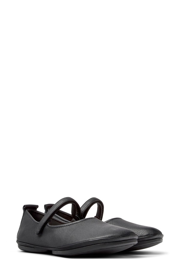 カンペール レディース シューズ パンプス Camper Nina Flat Black 黒いこと