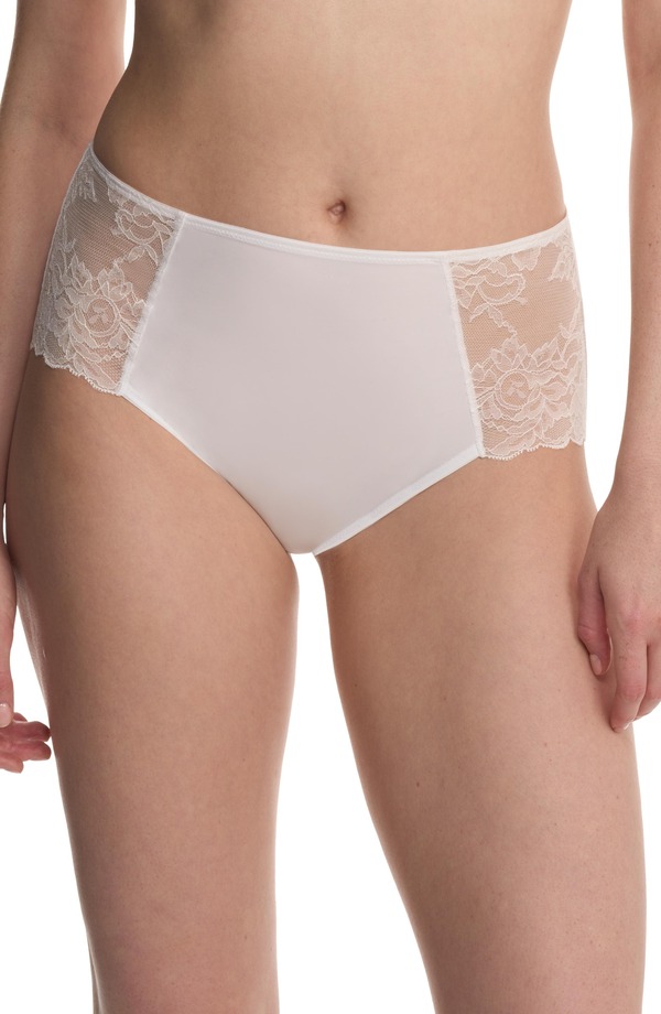 ナトリ レディース アンダーウェア パンツ レース Natori Statement Lace Full Brief White ホワイト