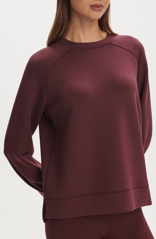 バーレイ レディース アウター パーカー・スウェット クルーネック シャツ Varley Zosia Midlayer Crewneck Sweatshirt Sassafras|ReVida 店