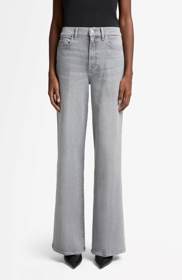 セブンフォーオールマンカインド レディース ボトムス デニムパンツ ワイドレッグ ハイウエスト ジーンズ 7 For All Mankind Lotta High Waist Wide Leg Jeans Panalu
