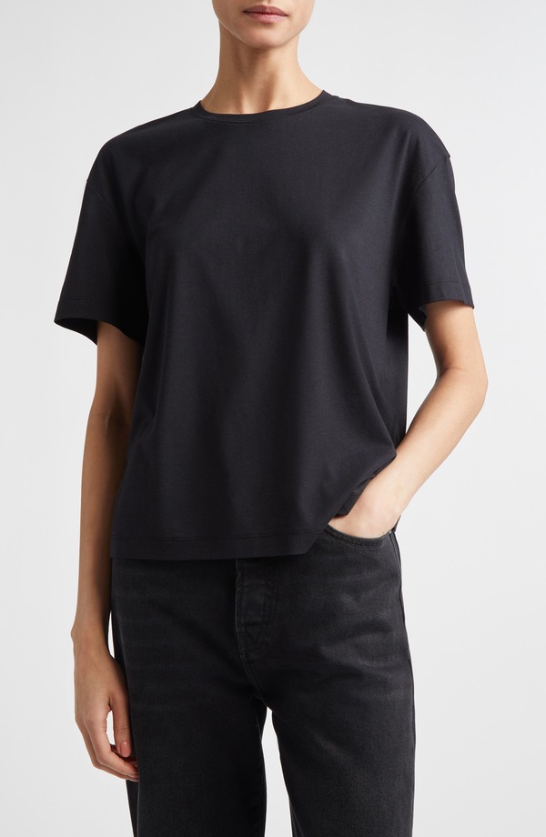 トーテム レディース トップス Tシャツ クルーネック TOTEME Classicrewneck T-Shirt Black ブラック 43,420円