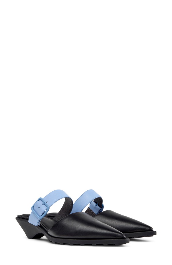 カンペール レディース シューズ ヒール Camper Anita Pointed Toe Mule Black ブラック