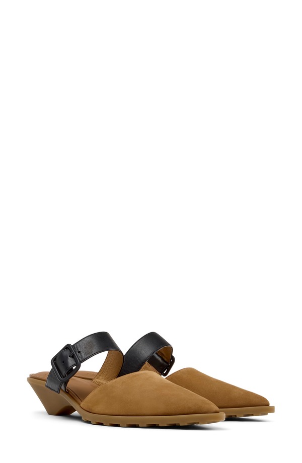 カンペール レディース シューズ ヒール Camper Anita Pointed Toe Mule Medium Brown ブラウン