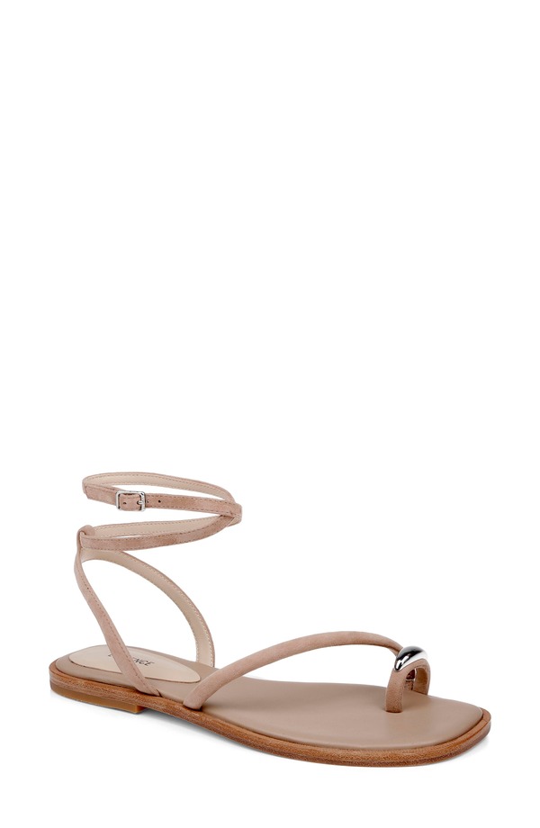 ラジャンス レディース シューズ サンダル アンクル L'AGENCE Marianankle Strap Sandal Cappuccino Suede