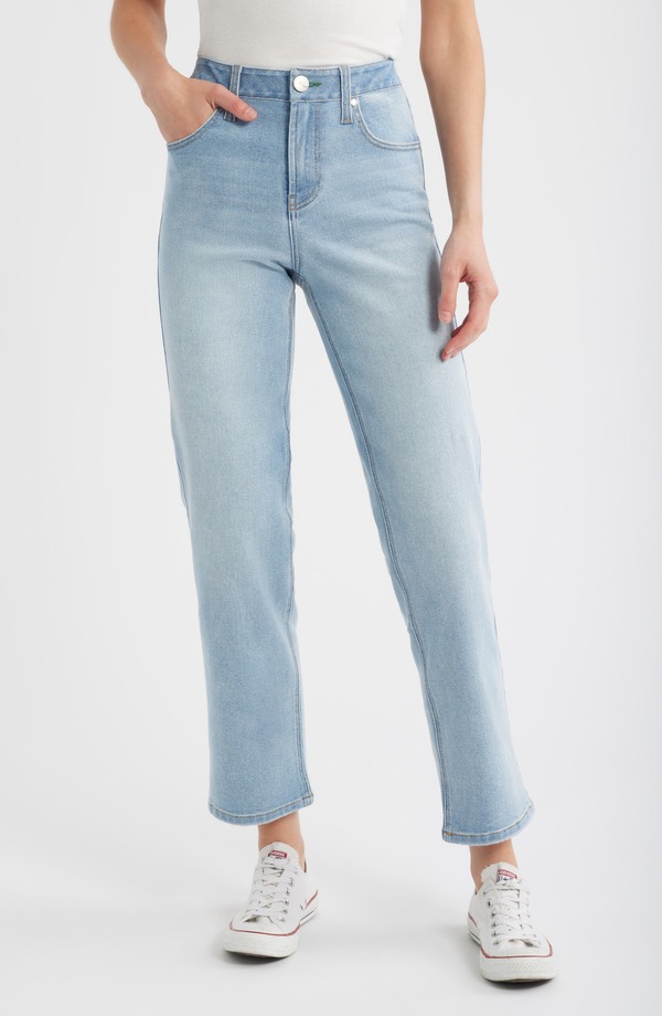 1822 デニム レディース ボトムス デニムパンツ ストレート ハイウエスト ジーンズ 1822 Denim High Waistraight Leg Jeans Noel