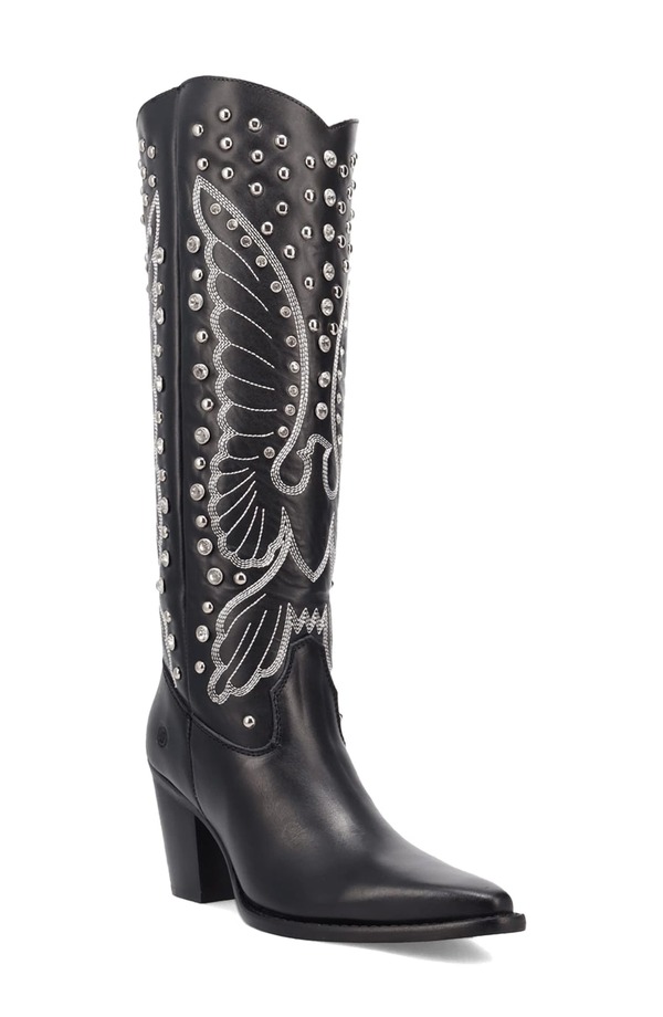ディンゴ レディース シューズ ブーツ・レインブーツ Dingo Diamonds Forever Knee High Western Boot Black ブラック 42,120円