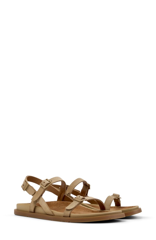 カンペール レディース シューズ サンダル Camper Lluc Sandal Medium Brown ブラウン|ReVida 店
