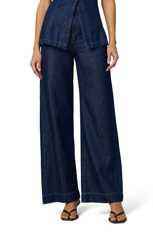 ジョーズ レディース ボトムス ジーンズズボン下 ワイドレッグ ご機嫌酉の方角 デニム Joe\u0027s The Clean High Waist Wide Leg Trouser Jeans Honor