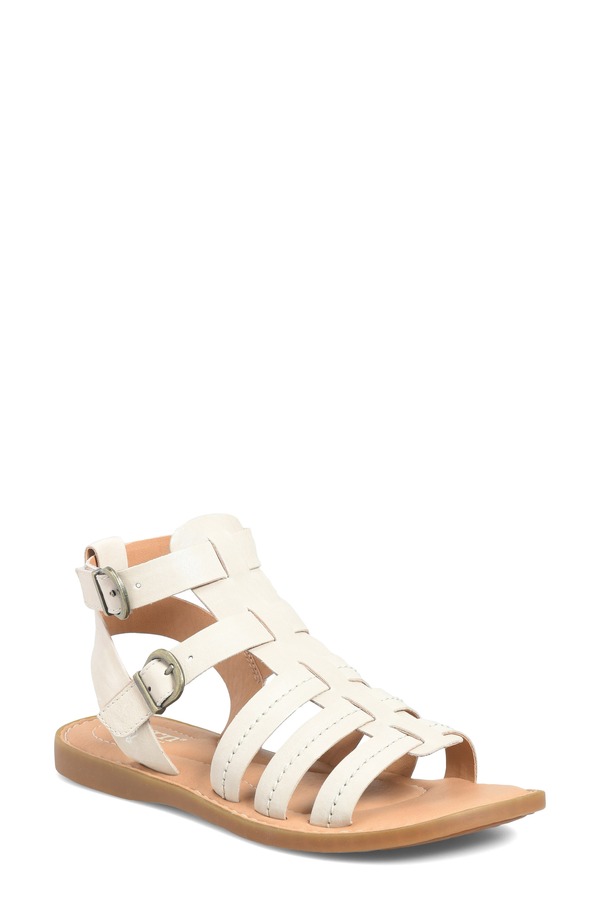 バーン レディース シューズ サンダル アンクル Brn Ianankle Strap Sandal Cream Leather クリーム