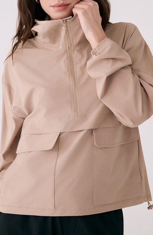 ロル レディース アウター ジャケット・ブルゾン Lole Sofia Waterepellent Pullover Jacket Sandshell|ReVida 店