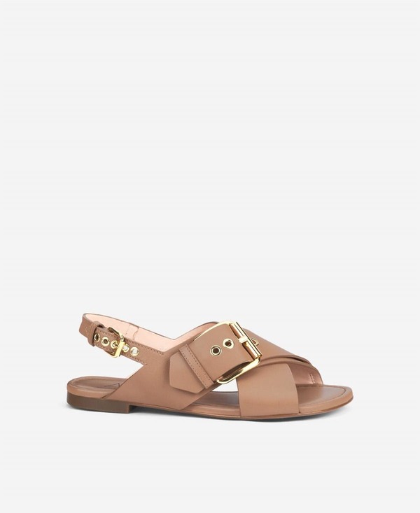 エージーエル レディース シューズ サンダル AGL Summer Criss Crossandal Cocoa Nappa ココア