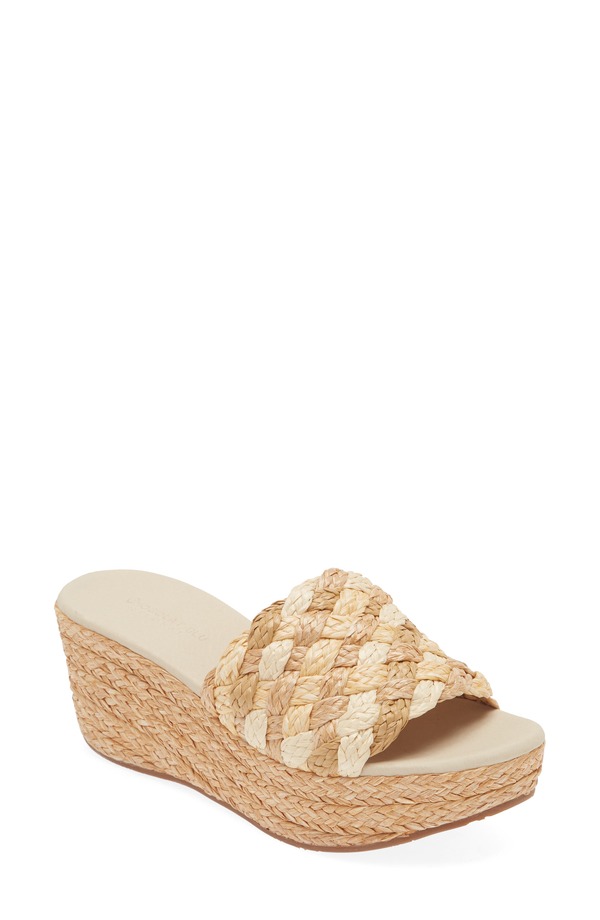 ショコラブルー レディース シューズ ヒール サンダル Chocolat Blu Yunisandal Toast Multi Raffia マルチカラー