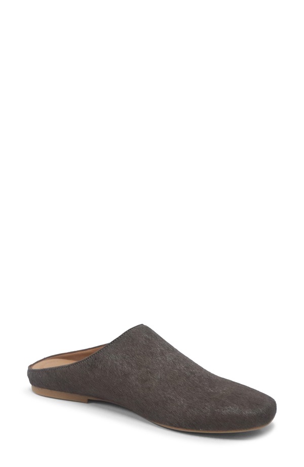 ジェントルソウルズ レディース シューズ パンプス Gentle Souls Wanda Genuine Calf Hair Mule Walnut Haircalf｜ReVida 店