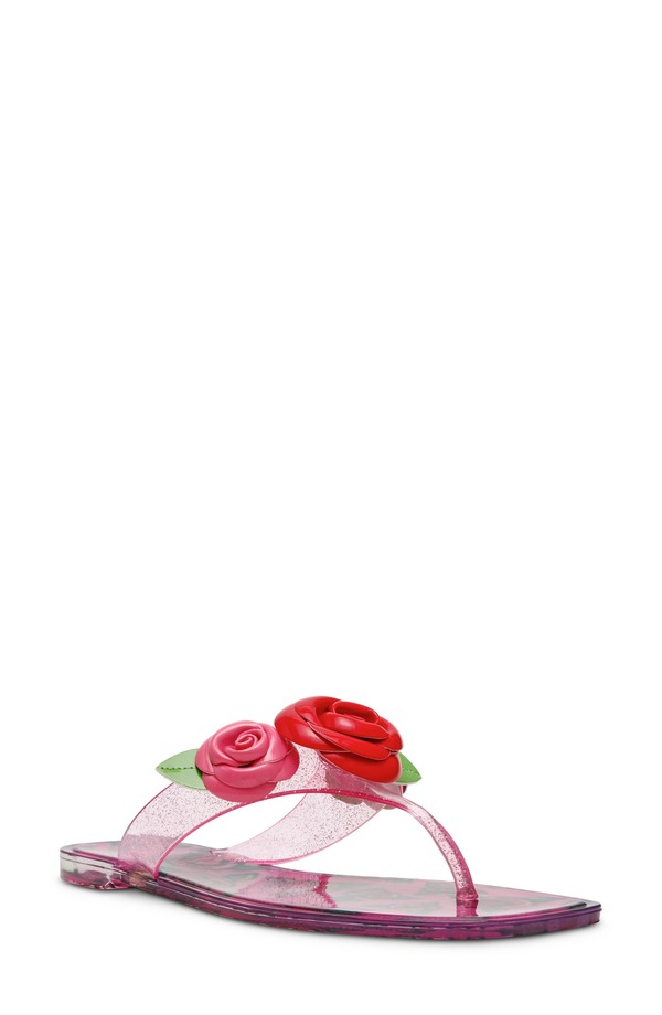 ベッツィジョンソン レディース シューズ サンダル Betsey Johnson Trenten Jelly Flip Flop Fuchsia/ Rose フューシャ