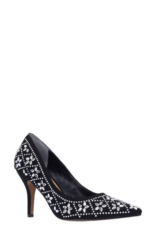 ジェイレニー レディース シューズ 踵 J. Rene Barlow Pointed Toe Pump Black 黒いこと