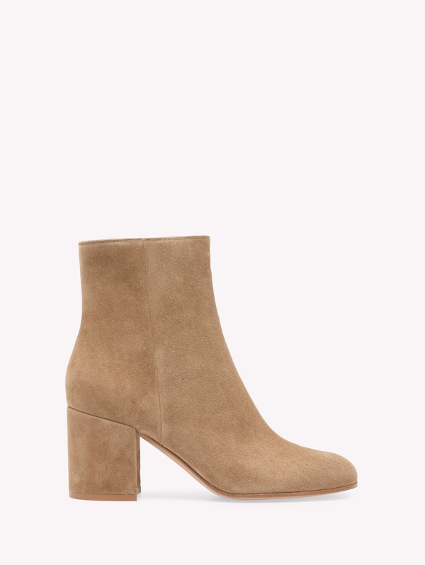 ジャンヴィト ロッシ レディース シューズ ブーツ・レインブーツ Gianvito Rossi Joelle Booties Brown 赤銅色