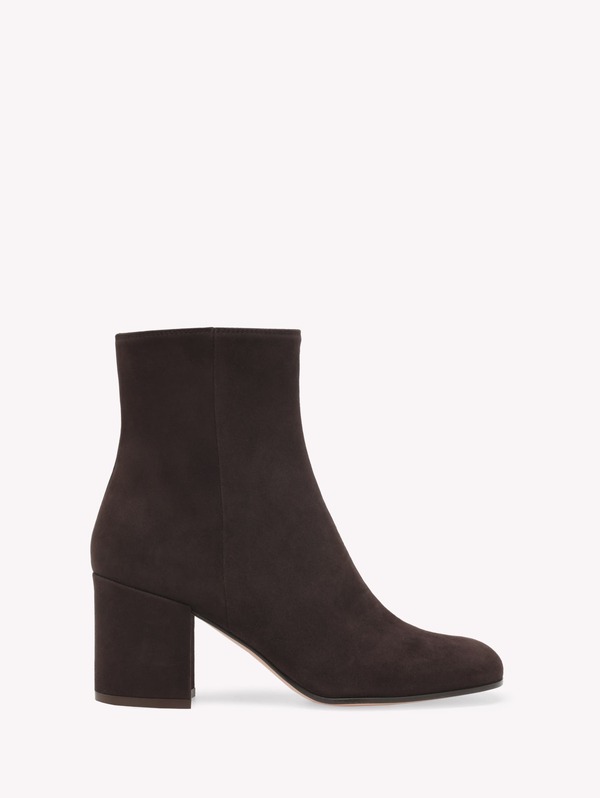 ジャンヴィト ロッシ レディース シューズ ブーツ・レインブーツ Gianvito Rossi Joelle Booties Dark Brown 赤銅色