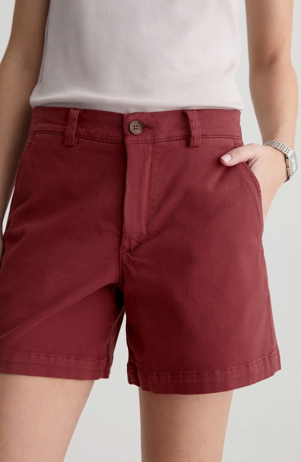 エージー レディース ボトムス 二分の一ズボン下・さる股引き 遊撃手ズボン下 AG Jude Stretch Twill Shorts Adobe Clay