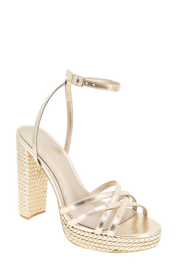 BCB 世代 レディース シューズ 踵 プラットホーム サンダル アンクル BCBGeneration Orisankle Straplatform Sandal Platino