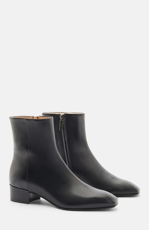 スカロッソ レディース シューズ ブーツ・レインブーツ SCAROSSO Ambra Boots Black - Calf 黒いこと