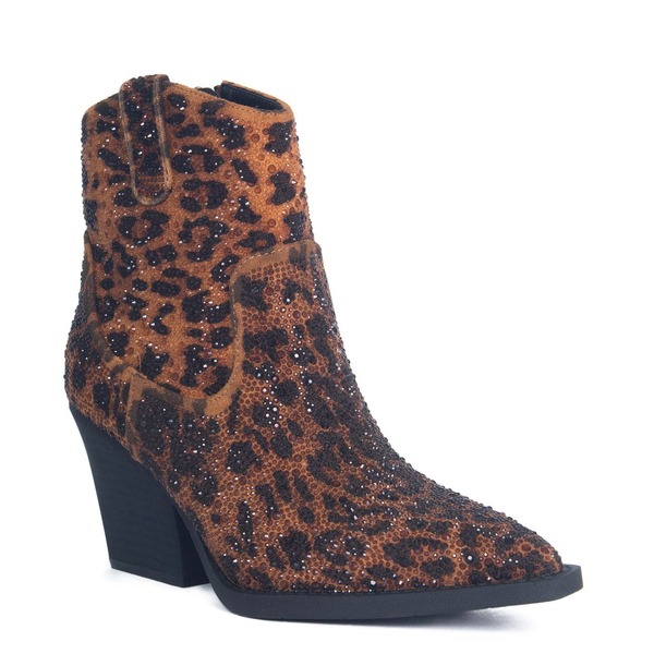 ローレンローライン レディース シューズ ブーツ・レインブーツ Lauren Lorraine Sammy Boot Leopard 毛の荒物