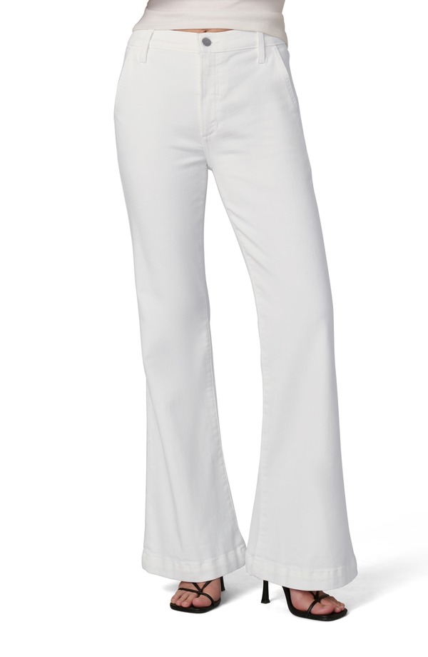 ジョーズ レディース ボトムス デニムパンツ ハイウエスト ジーンズ Joe's The Molly High Waist Flare Jeans White ホワイト｜ReVida 店