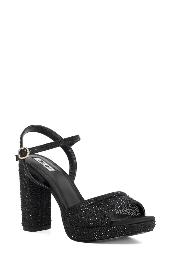 デューンロンドン レディース シューズ ヒール プラットフォーム サンダル アンクル Dune London Mesmerizing Ankle Straplatform Sandal Black ブラック
