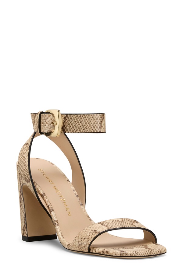 スチュアート ワイツマン レディース シューズ 踵 サンダル Stuart Weitzman Sai Sandal 85 Adobe