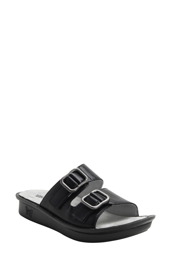 アレグリア レディース シューズ 踵 サンダル Alegria by PG Lite Verahoity Toity Slide Sandal Black 黒いこと