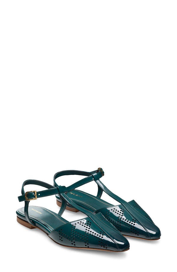 マグナーニ レディース シューズ パンプス アンクル Magnanni Sionankle Strapointed Toe Flateal Green ティール