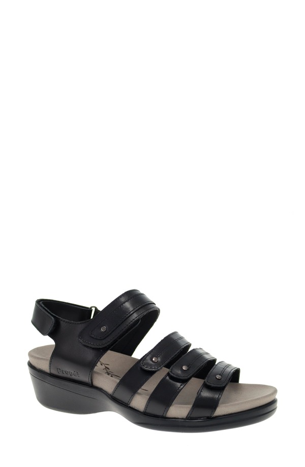 プロプト レディース シューズ 踵 サンダル Propt Ainsley Wedge Sandal Black 黒いこと
