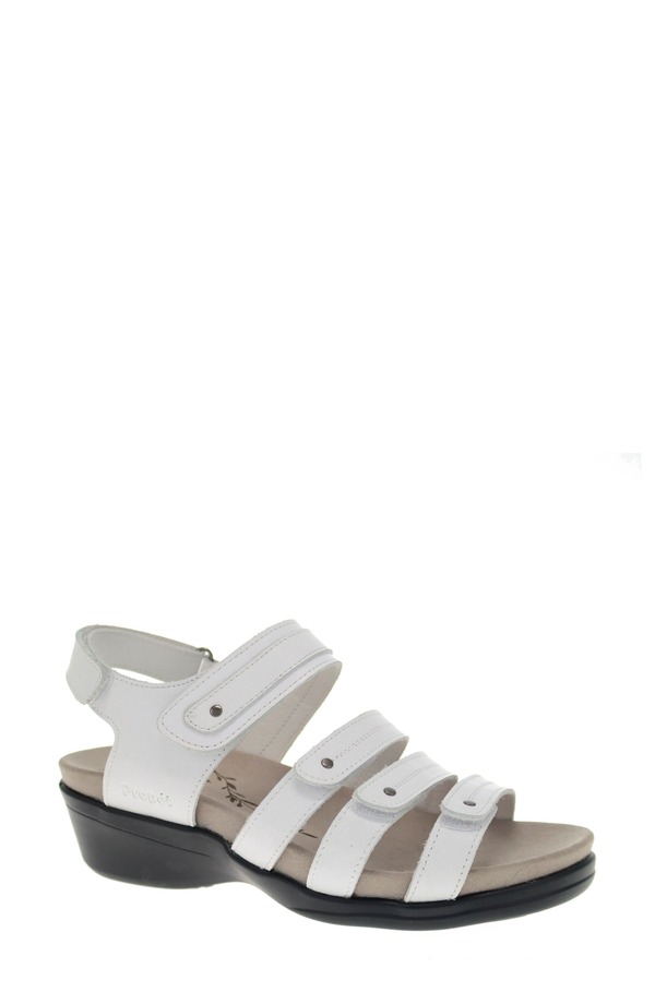 プロプト レディース シューズ 踵 サンダル Propt Ainsley Wedge Sandal White 白いこと