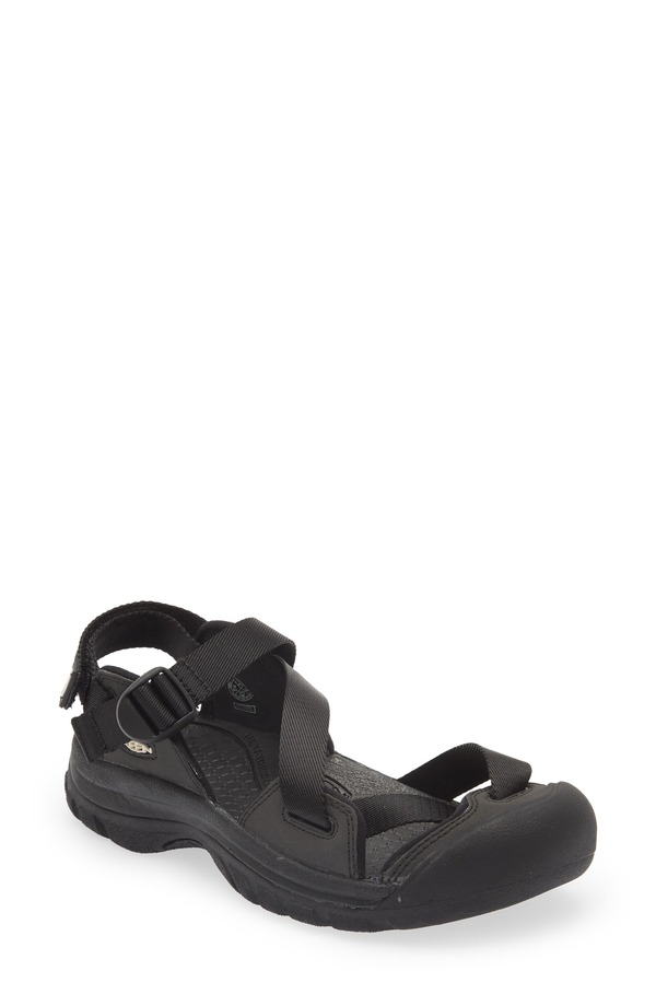キーン レディース シューズ サンダル KEEN Zerraport II Sandal Black/Black ブラック