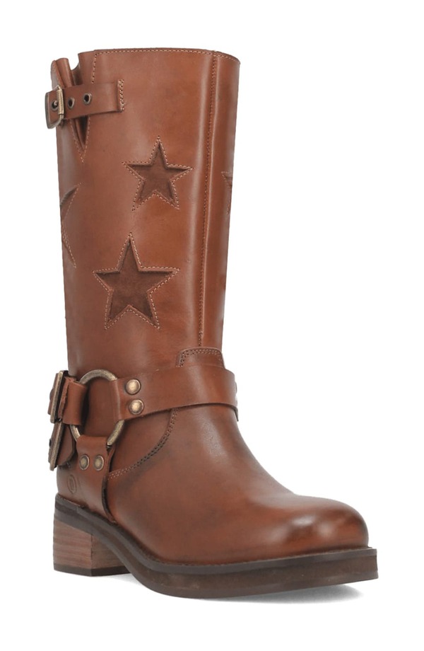 ディンゴ レディース シューズ ブーツ・レインブーツ Dingo Blacklist Moto Boot Brown 赤銅色