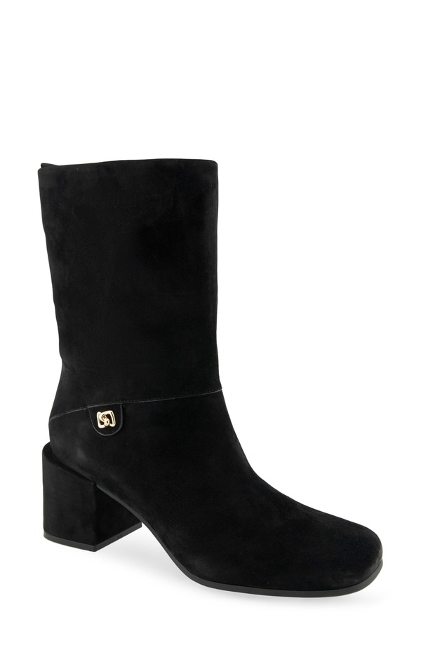 エアロソールズ レディース シューズ ブーツ・レインブーツ Aerosoles Oro Bootie Blackid Suede 黒いこと