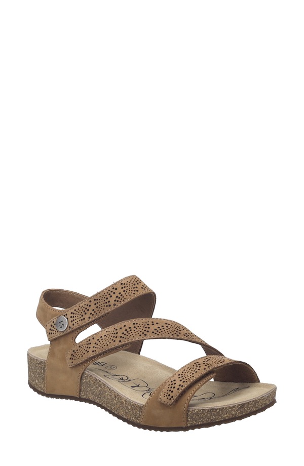 ジョセフセイベル レディース シューズ サンダル プラットフォーム アンクル Josef Seibel Tonga 78 Ankle Straplatform Wedge Sandal Nuss｜ReVida 店